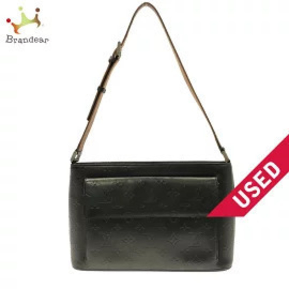 LOUIS VUITTON Alston Shoulder Bag Noir Black Calfskin x Leather